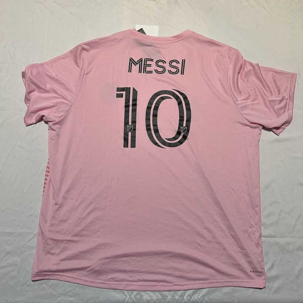 Adidas Inter Miami Lionel Messi #10 MLS Soccer Jersey Men's Size 2XL (NWT) - Picture 2 of 7